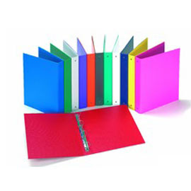 RACCOGLITORE EUROPA - 4 ANELLI TONDI 40 MM - 22X30 CM - BLU - FAVORIT 58935