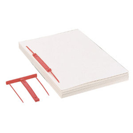 FASTENER CAPICLASS 1 - PASSO 80 MM - ROSSO - FAVORIT - CONF. 50 PEZZI 46916