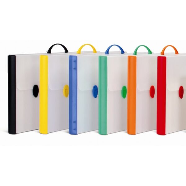 VALIGIA POLIONDA 235-R CON DORSI RIGIDI 37X60X5 51601