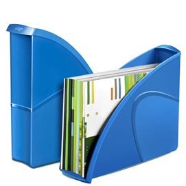 PORTARIVISTE CEPPRO GLOSS - 26,5X31 CM - DORSO 8 CM - BLU OCEANO - CEP 72326