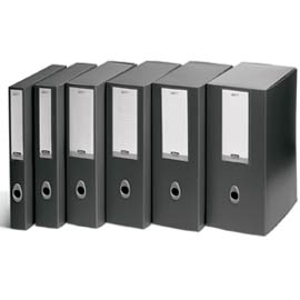 SCATOLA PROGETTO PLUS VIP - 34,5X24,5 CM -  DORSO 12 CM - GRIGIO ANTRACITE - FELLOWES 68039