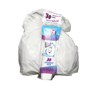 SACCHI BAGNO - 40X50 CM - 15 L - 16 MICRON - BIANCO - ROLSAC - CONF. 30 PEZZI 89598