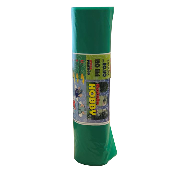 SACCHI - 80X110 CM - 130 L - 46 MICRON - VERDE - ROLSAC - CONF. 10 PEZZI 89621