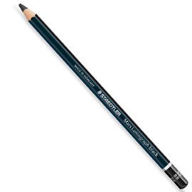 MATITA DI GRAFITE TIPO CARBONCINO MARS LUMOGRAPH BLACK - GRADAZIONE 8B - STAEDTLERI 79596