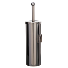 PORTASCOPINO BASIC METAL MURAL - DA MURO - DIAMETRO 9,8 CM - ALTEZZA 38 CM - ACCIAIO INOX - MEDIAL INTERNATIONAL 67506