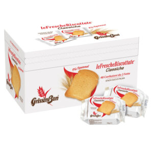 LE FRESCHE BISCOTTATE - GRISSINBON - MULTIPACK DA 48 MONOPORZIONI (18 GR CAD) 89686