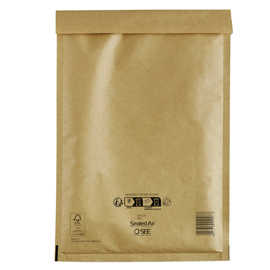 BUSTA IMBOTTITA MAIL LITE  GOLD - A (11 X 16 CM) - AVANA - SEALED AIR  - CONF. RISPARMIO 100 PEZZI 102529