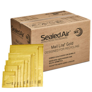 BUSTE IMBOTTITE GOLD F - 22X33 CM - AVANA - SEALED AIR  - CONF. RISPARMIO 50 PEZZI 91410