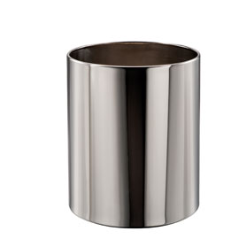 CESTINO GETTACARTE GETSI - DIAMETRO 23 CM - ALTEZZA 28 CM - 12,5 LITRI - INOX BRILLANTE - MEDIAL INTERNATIONAL 68295