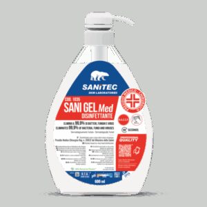 SANI GEL MED IGIENIZZANTE MANI - 600 ML - SANITEC 93502
