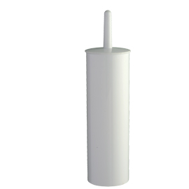PORTASCOPINO BASICA - DA TERRA - ABS - DIAMETRO 10,3 CM - ALTEZZA 39,5 CM - BIANCO - MEDIAL INTERNATIONAL 70969