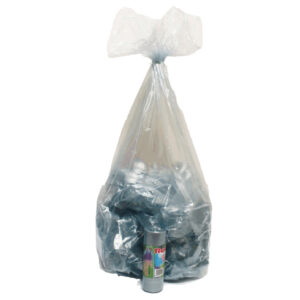 SACCHI - 70X110 CM - 110 L - 22 MICRON - AZZURRO TRASPARENTE - ROLSAC - CONF. 10 PEZZI 89610