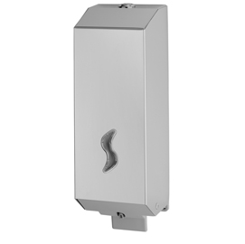 DISPENSER PER SAPONE LIQUIDO - 10X11X32 CM - CAPACITA' 1,2 L - ACCIAIO INOX - MEDIAL INTERNATIONAL 67493