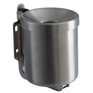 POSACENERE MURALE NIDO - ACCIAIO INOX - DIAMETRO 13,5 CM - ALTEZZA 11 CM - 0,5 L - MEDIAL INTERNATIONAL 89990
