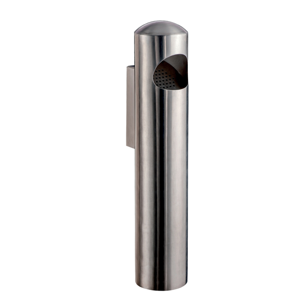 POSACENERE MURALE BIRKIN - IN ACCIAIO INOX SATINATO - MEDIAL INTERNATIONAL 92556