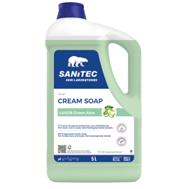 CREMA DI SAPONE LUXOR GREEN - 5 L - ALOE - SANITEC 96804