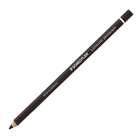 MATITA LUMOCOLOR PERMANENTE GLASOCHROM - NERO - STAEDTLER 47008