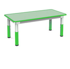 TAVOLO TELESCOPICO - 120X60X46CM - H 46-58CM - VERDE - CWR 85988