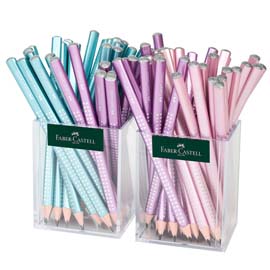 MATITA SPARKLE JUMBO COSMIC - FABER CASTELL - SET BARATTOLI 72 PEZZI 98861