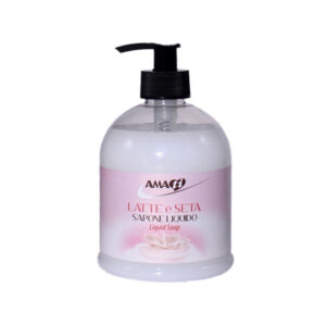 SAPONE LIQUIDO - IN DISPENSER - 500 ML - LATTE  SETA - AMATI 90530