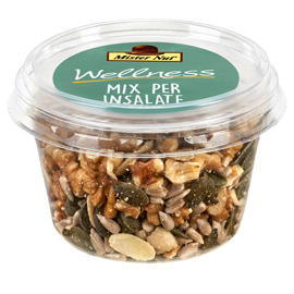 MIX INSALATA - FRUTTA SECCA E SEMI - IN BICCHIERE - 125 GR - MISTER NUT 99528