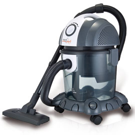 BIDONE ASPIRATUTTO MR BIN G - 49,5X36X37 CM - 1400 W - BIANCO-NERO-GRIGIO - MELCHIONI 74252