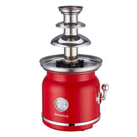 FONTANA DI CIOCCOLATO - 3 LIVELLI - 90 W - ROSSO - MELCHIONI 100350