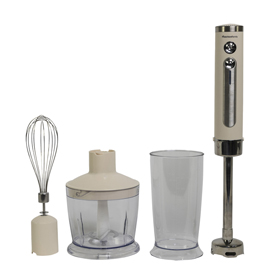 SET CORDLESS ARIEL - FRULLATORE IMMERSIONE/SBATTITORE/TRITATUTTO - BIANCO - MELCHIONI 100344
