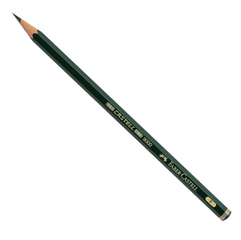 MATITA IN GRAFITE CASTELL 9000 - GRADAZIONE F - ESAGONALE - FABER CASTELL 83266