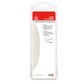 COLLA TERMOFUSIBILE M12-200 - DIAMETRO 12MM - LUNGHEZZA 20CM - 280GR - TRASPARENTE - RO.MA 47763