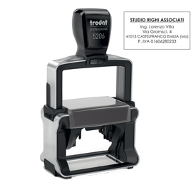 TIMBRO PROFESSIONAL 5206 - AUTOINCHIOSTRANTE - PERSONALIZZABILE - 56X33 MM - 8 RIGHE - TRODAT 83126