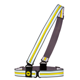 BANDA SICUREZZA ALTA VISIBILITA' CROSS WRAP - REGOLABILE - GIALLO FLUO - WOWOW 100697