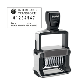 TIMBRO PROFESSIONAL 4.0 55510/PL NUMERATORE - 10 COLONNE 5 MM - AUTOINCHIOSTRANTE - TRODAT 83128