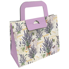 SCATOLA PORTAOGGETTO - FANTASIA LAVANDA - 27 X 22,5 X 12,5 CM - KARTOS 94863