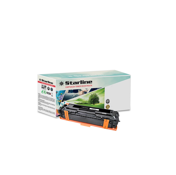 STARLINE - TONER RICOSTRUITO - PER HP - NERO - CB540A - 2.200 PAG STLHCB540A