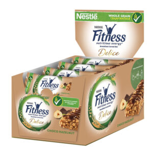 BARRETTA FITNESS AL CIOCCOLATO AL LATTE GUSTO NOCCIOLA - MONOPORZIONE DA 22,5 GR - NESTLE' 90845