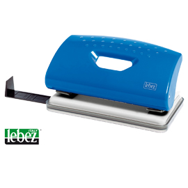 PERFORATORE 1260 - MASSIMO 10 FOGLI - 2 FORI - PASSO 8 CM - BLU - LEBEZ 47066