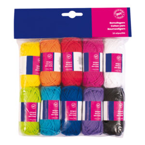 MATASSA 100 COTONE - LUNGH. 30 MT - COLORI ASSORTITI -  CWR - SET 10 PEZZI 91570