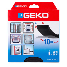 GUARNIZIONE ADESIVA IN NEOPRENE PER SERRAMENTI MUSS 15X5MMX10MT GEKO 101939