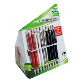 PENNA MINI A SCATTO DA AGENDA - COLORI ASSORTITI - NIJI ITALIANA - CONF. 10 PEZZI 51738