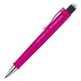 PORTAMINE POLY MATIC - MINA 0,70MM - FUSTO ROSA - FABER CASTELL 83362