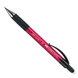 PORTAMINE GRIP MATIC - 0,5MM - FUSTO ROSSO - FABER CASTELL 83356