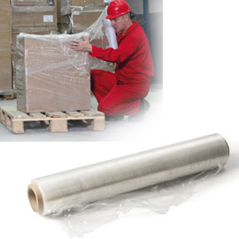 FILM ESTENSIBILE PER IMBALLAGGI - ALTEZZA 50 CM - 15 MICRON - TRASPARENTE - VIVA - ROTOLO DA 300 M CIRCA 77248