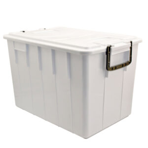 CONTENITORE FOODBOX CON COPERCHIO - 58X38X38 CM - 60 L - PPL RICICLABILE - BIANCO - MOBIL PLASTIC 86754