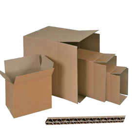 SCATOLA IN CARTONE PER IMBALLO - ONDA DOPPIA - COLOR AVANA - 500X400X350 MM - ADDA 71946