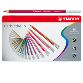 STABILO CARB0THELLO CARBONCINO - TRATTO 4,40 MM - SCATOLA IN METALLO - STABILO - ASTUCCIO 36 PEZZI 85668