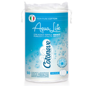 DISCHETTI LEVATRUCCO TONDI MAXI IN COTONE - COTONEVE - BUSTA DA 50 PEZZI 91632