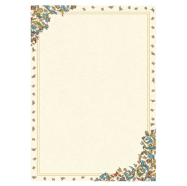 DIPLOMI IN PERGAMENA - STAMPA OFFSET - 297 X 420 MM - 160 GR - AVORIO - KARTOS - CONF. 10 PEZZI 94894