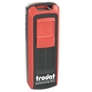 TIMBRO TASCABILE POCKET PRINTY 9511 - PERSONALIZZABILE - AUTOINCHIOSTRANTE - 38X14 MM - 4 RIGHE - TRODAT 90216