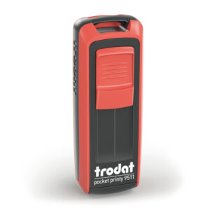 TIMBRO TASCABILE POCKET PRINTY 9512 - PERSONALIZZABILE - AUTOINCHIOSTRANTE - 47X18 MM - 4 RIGHE - TRODAT 90217